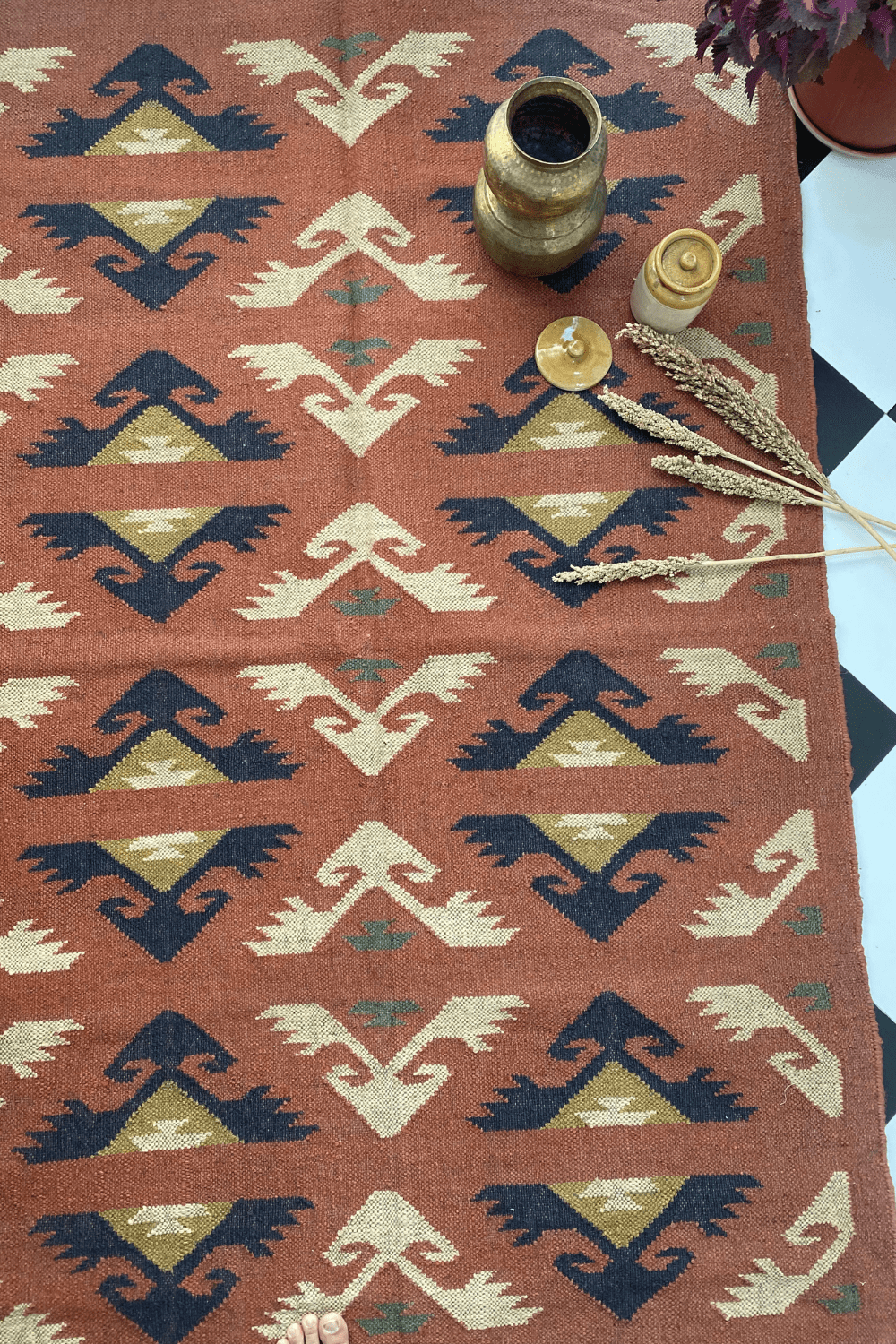 Laal Kilim Rug