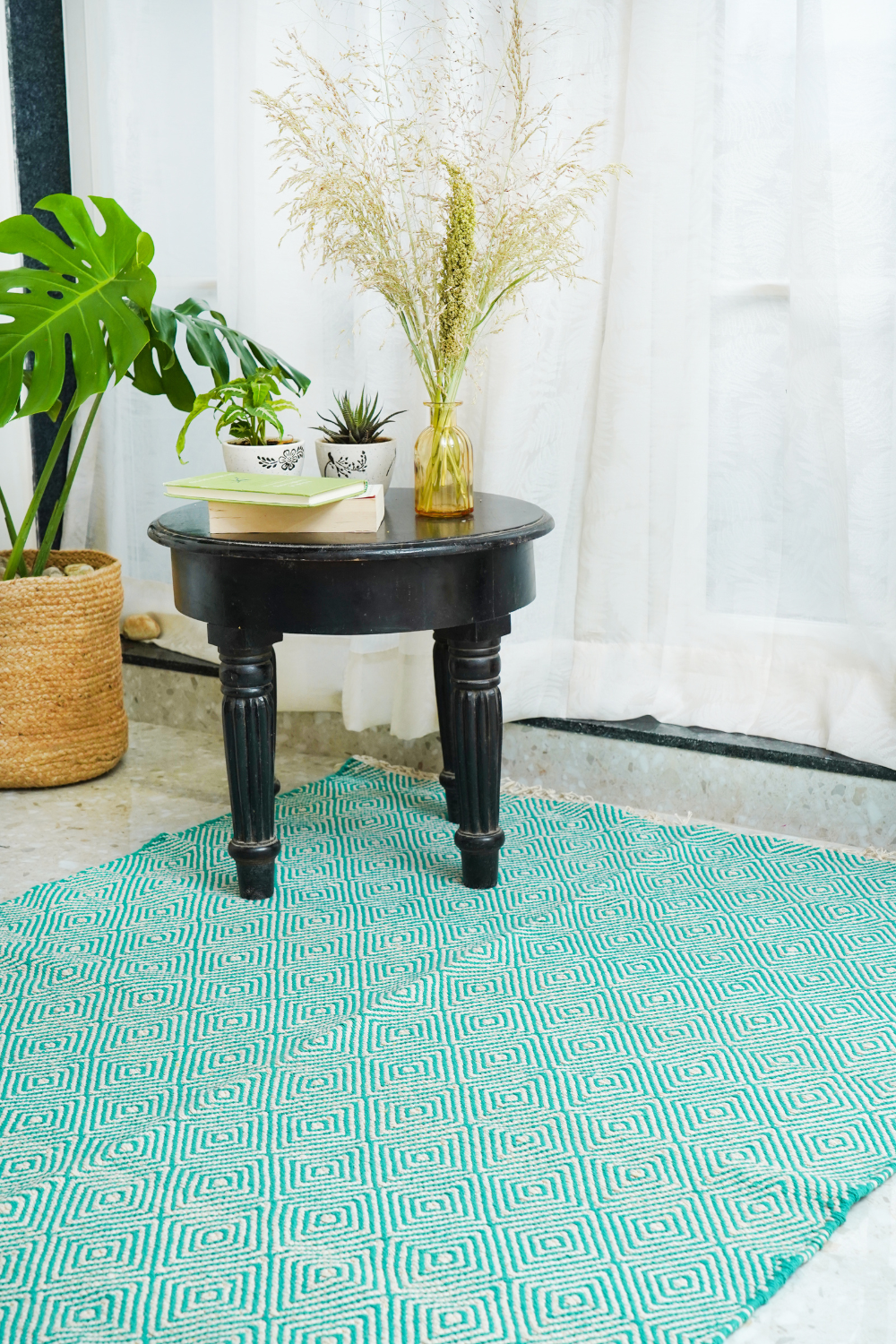 Turquoise Haseena Rug