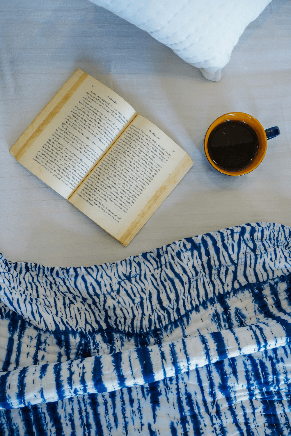 Kantha Quilt Blue