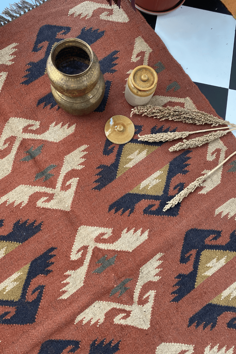 Laal Kilim Rug