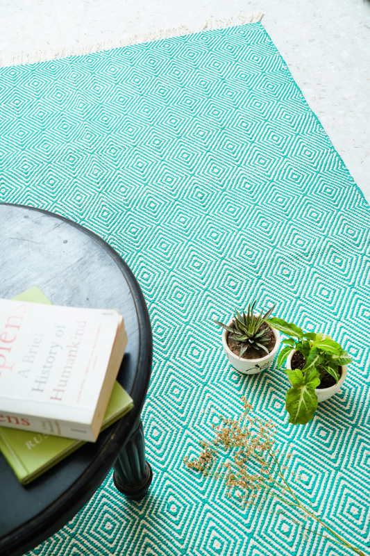 Turquoise Haseena Rug