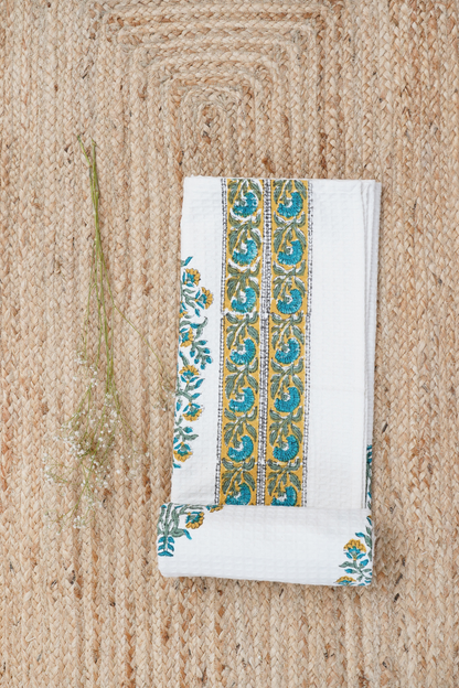 Bella Hand Block Printed Bath Towel