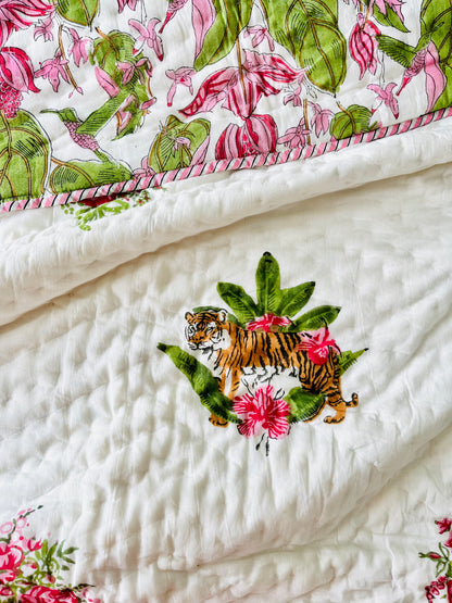 Sherni  Hand Block Printed Cotton Bedding set