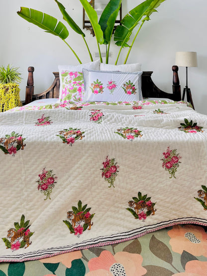 Sherni  Hand Block Printed Cotton Quilt