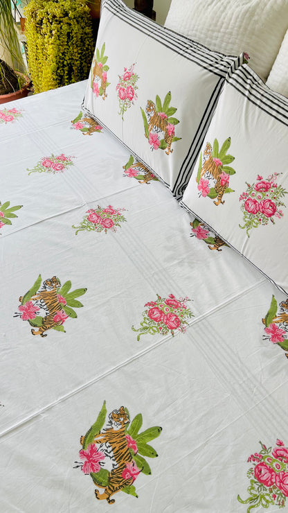 Sherni  Hand Block Printed Cotton Bedding set