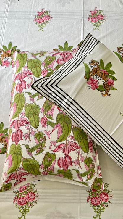 Sherni  Hand Block Printed Cotton Bedding set