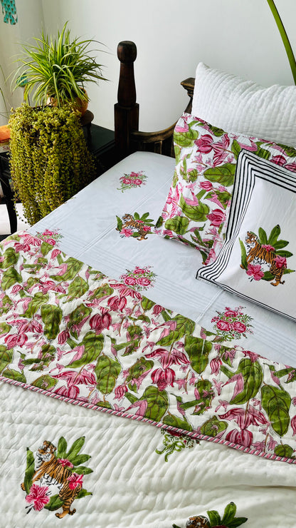 Sherni  Hand Block Printed Cotton Quilt