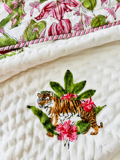 Sherni  Hand Block Printed Cotton Quilt
